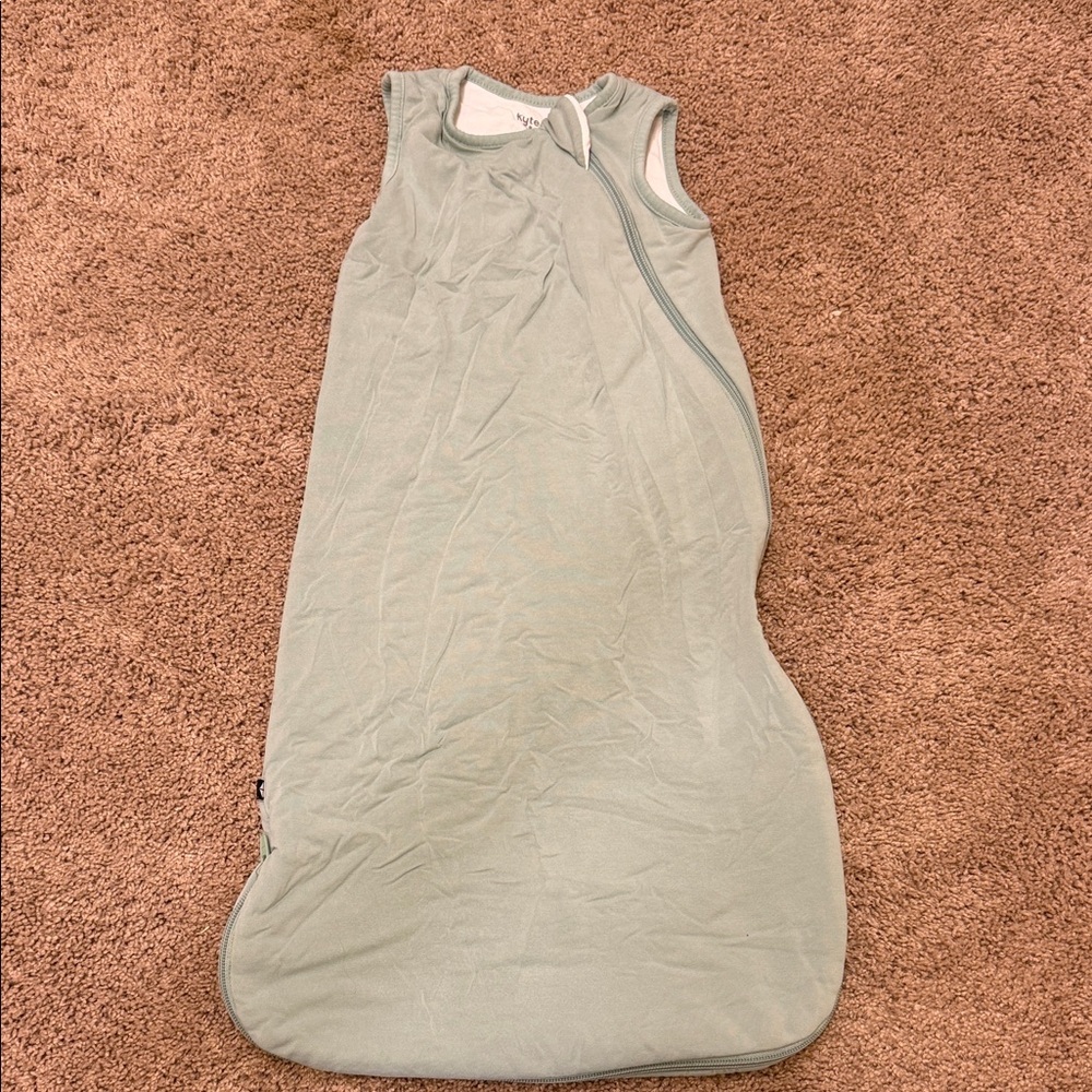 Kyte BABY Sleeveless Sleep Sack in Soft Green small 1.0 tog